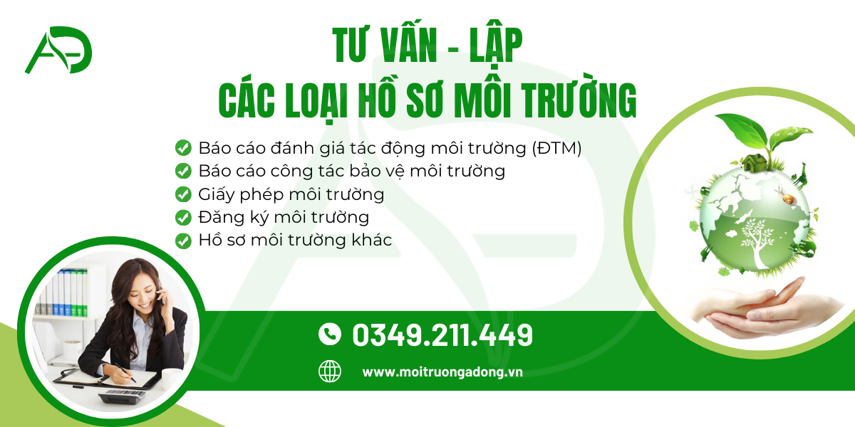 Dịch vụ làm hồ sơ môi trường